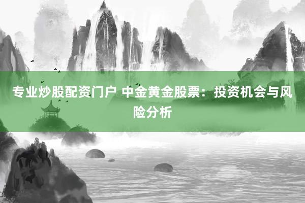 专业炒股配资门户 中金黄金股票：投资机会与风险分析