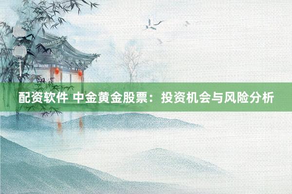配资软件 中金黄金股票：投资机会与风险分析